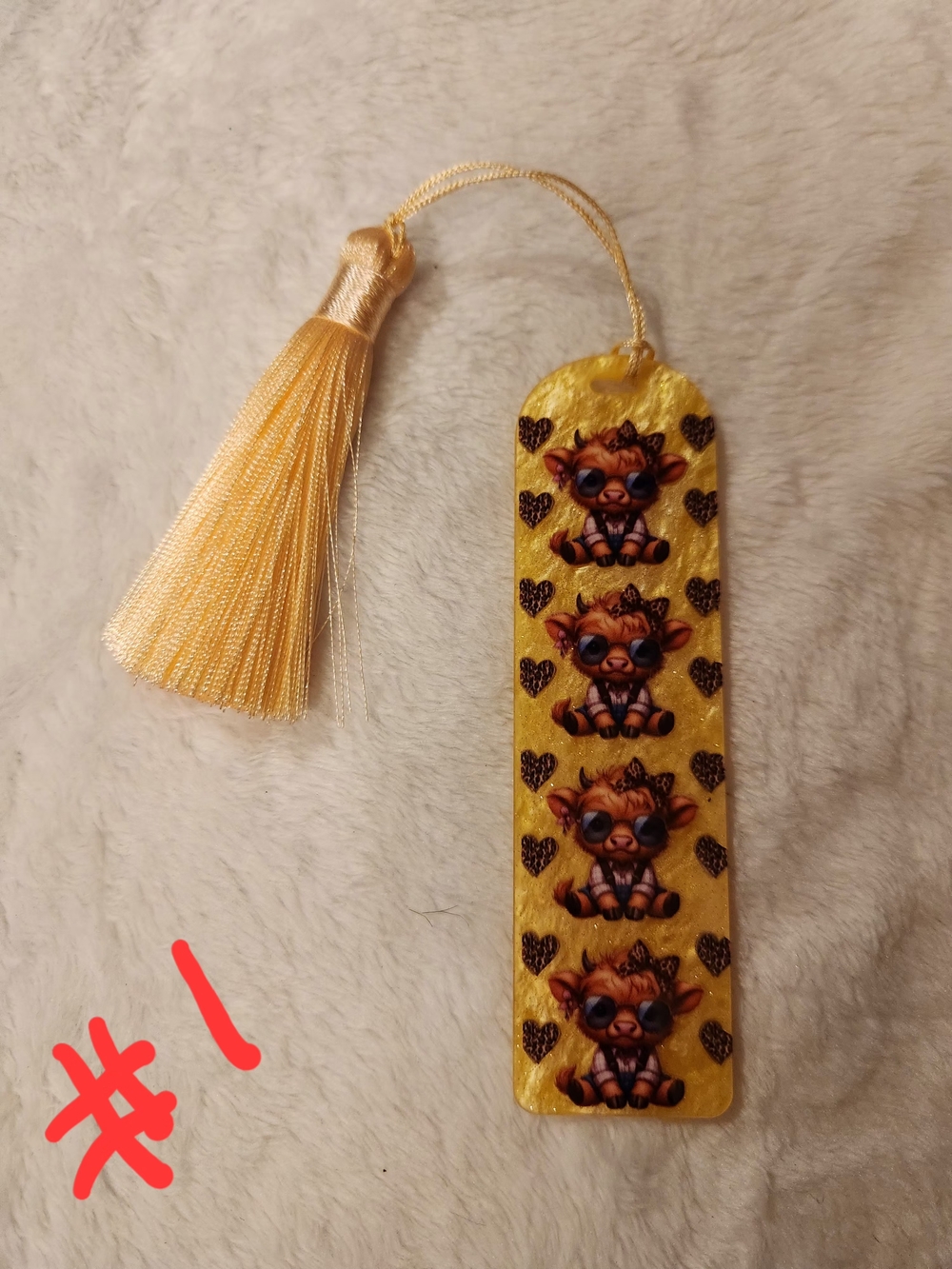 Handmade Acrylic Bookmark